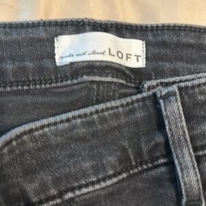 Skinny Jeans  black with side buttons